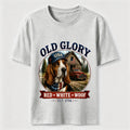 Home of the Brave Patriotic Bulldog T-Shirt