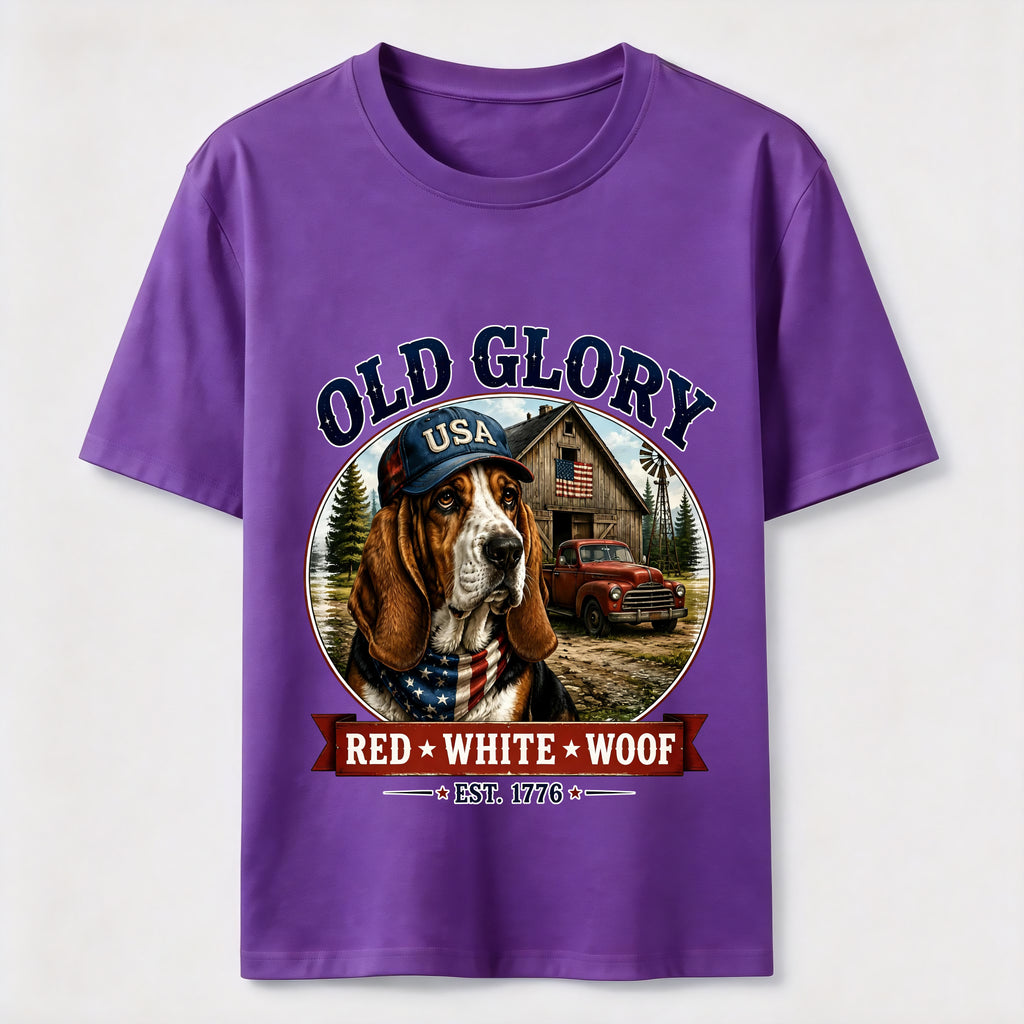 Home of the Brave Patriotic Bulldog T-Shirt