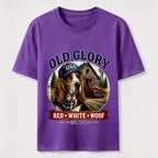 Home of the Brave Patriotic Bulldog T-Shirt