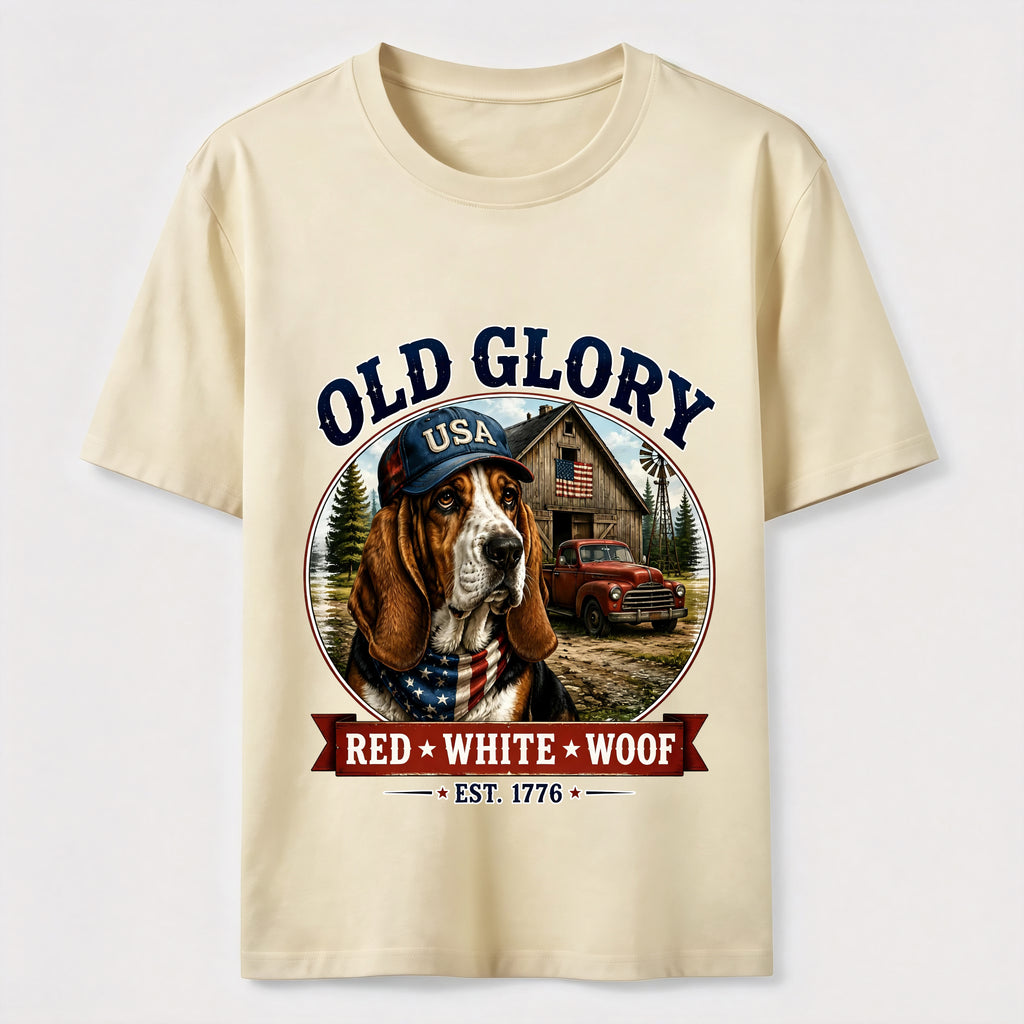 Home of the Brave Patriotic Bulldog T-Shirt