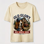 Home of the Brave Patriotic Bulldog T-Shirt