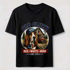 Home of the Brave Patriotic Bulldog T-Shirt