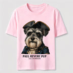 Paul Revere Pup Patriotic Schnauzer T-Shirt
