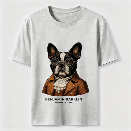 Benjamin Barklin Boston Terrier T-Shirt