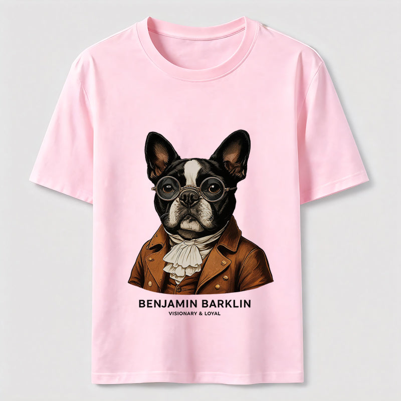Benjamin Barklin Boston Terrier T-Shirt
