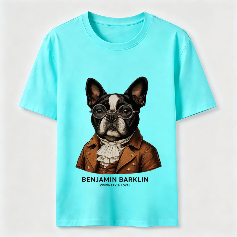 Benjamin Barklin Boston Terrier T-Shirt