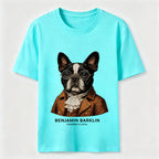 Benjamin Barklin Boston Terrier T-Shirt