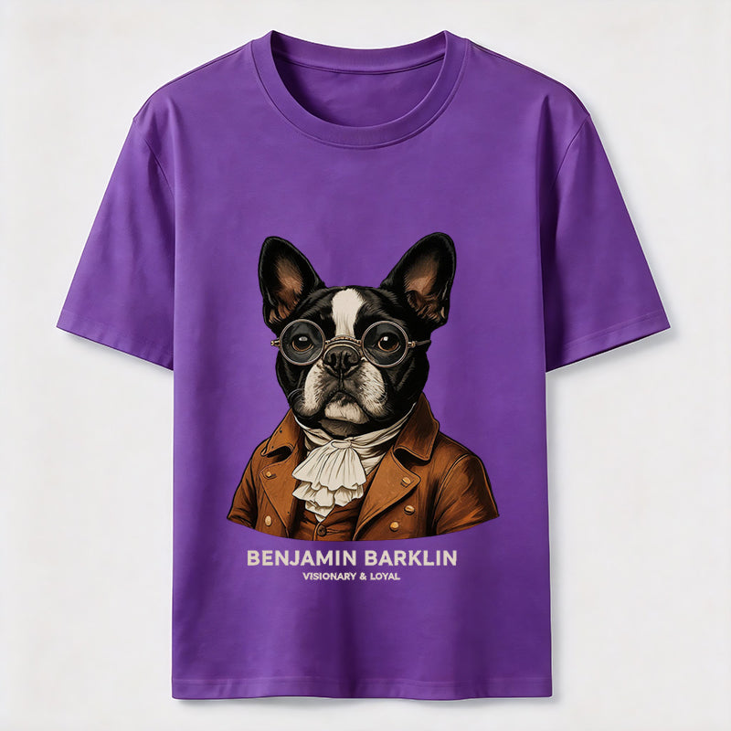 Benjamin Barklin Boston Terrier T-Shirt