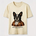 Benjamin Barklin Boston Terrier T-Shirt
