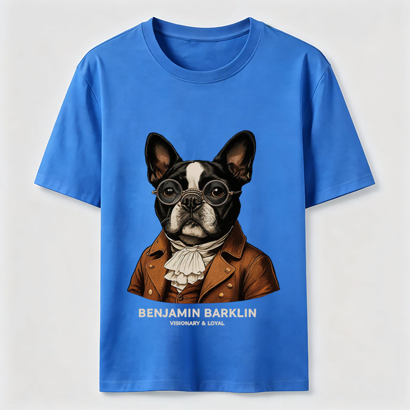 Benjamin Barklin Boston Terrier T-Shirt