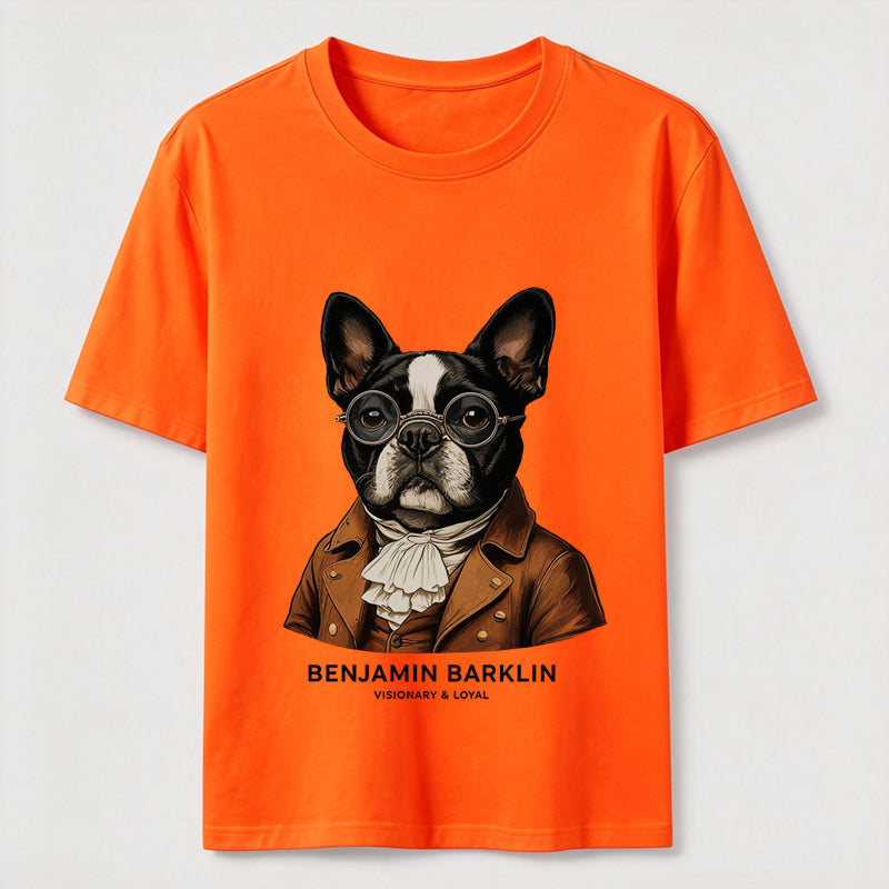 Benjamin Barklin Boston Terrier T-Shirt