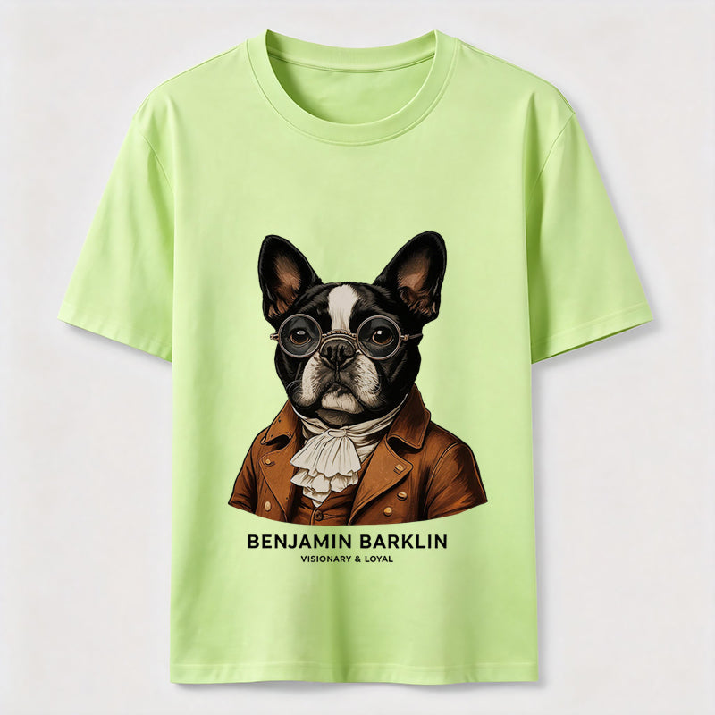 Benjamin Barklin Boston Terrier T-Shirt