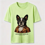 Benjamin Barklin Boston Terrier T-Shirt