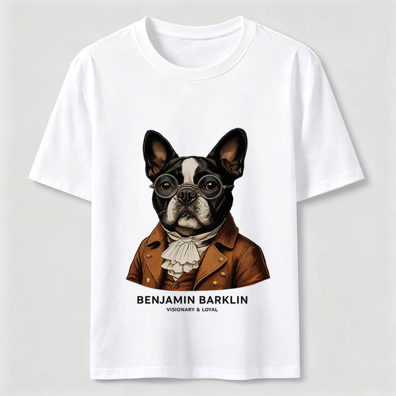 Benjamin Barklin Boston Terrier T-Shirt