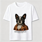 Benjamin Barklin Boston Terrier T-Shirt