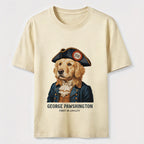 George Pawshington Golden Retriever T-Shirt