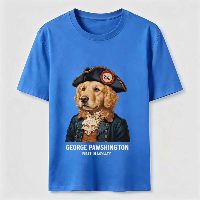 George Pawshington Golden Retriever T-Shirt