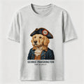 George Pawshington Golden Retriever T-Shirt