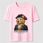 George Pawshington Golden Retriever T-Shirt