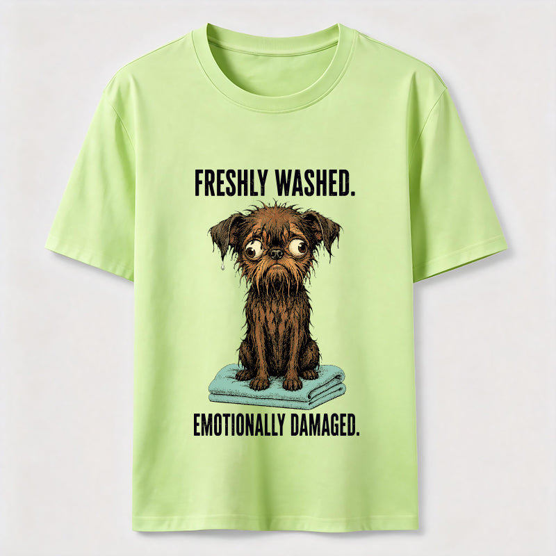 Freshly Washed Emotionally Damaged Classic T-Shirt