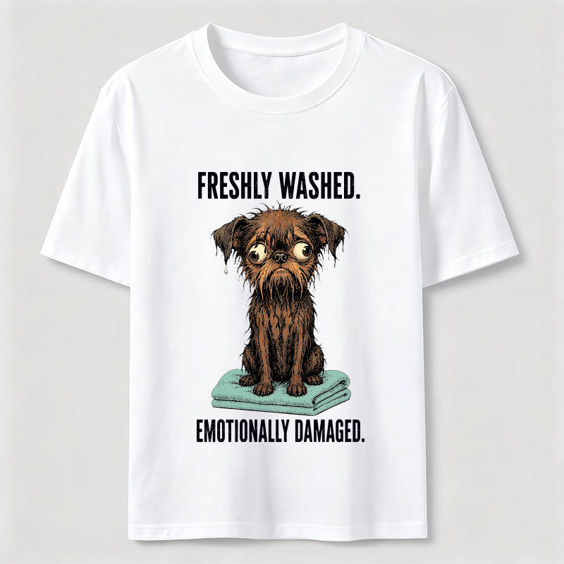 Freshly Washed Emotionally Damaged Classic T-Shirt