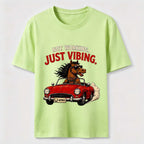 Not Working Just Vibing Horse Classic T-Shirt