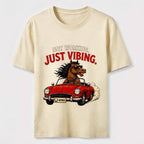Not Working Just Vibing Horse Classic T-Shirt