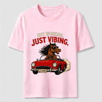 Not Working Just Vibing Horse Classic T-Shirt