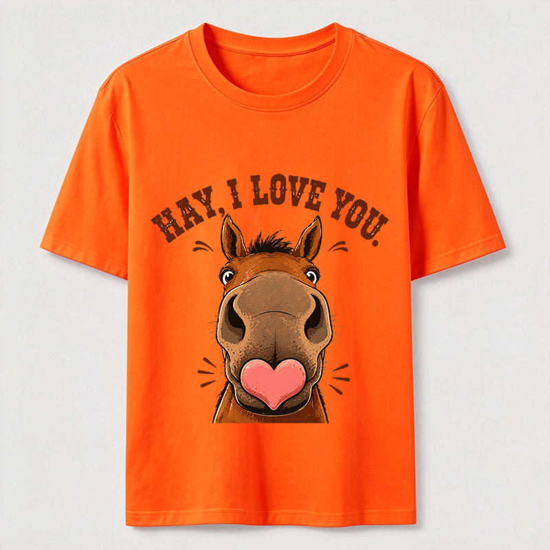 Hay I Love You Horse Classic T-Shirt