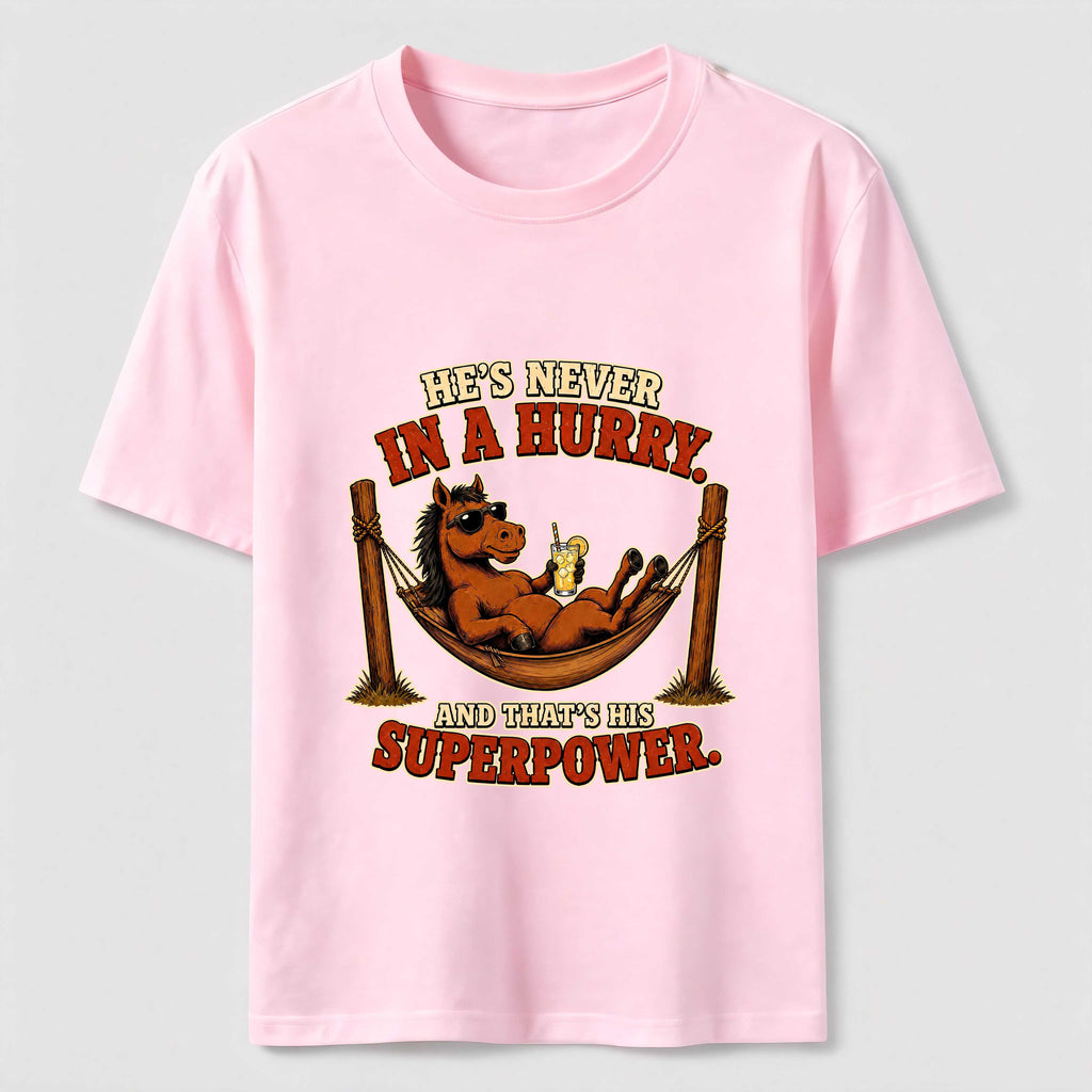 Never in a Hurry Horse Classic T-Shirt