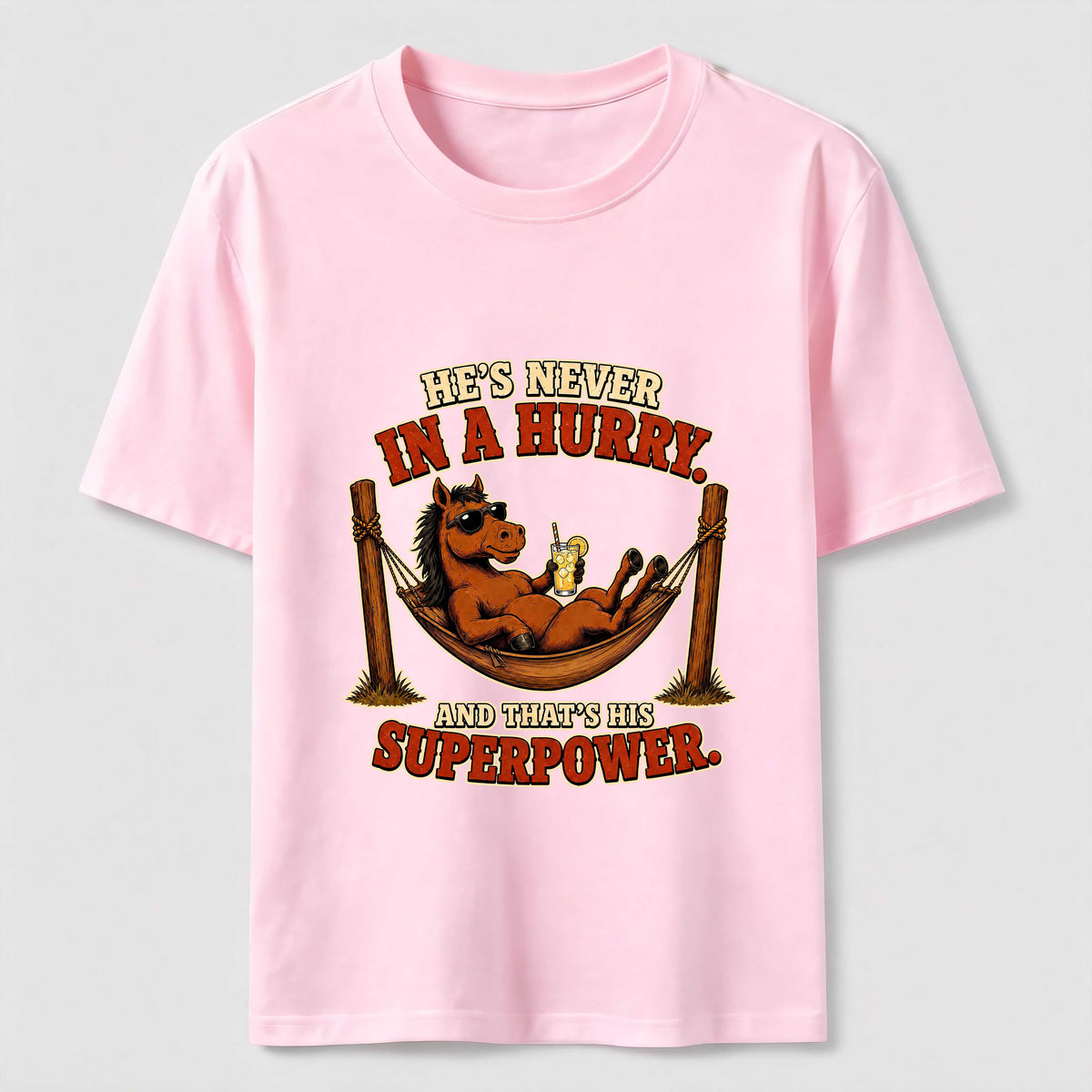 Never in a Hurry Horse Classic T-Shirt