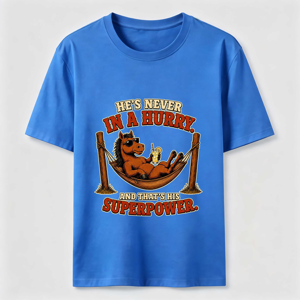 Never in a Hurry Horse Classic T-Shirt