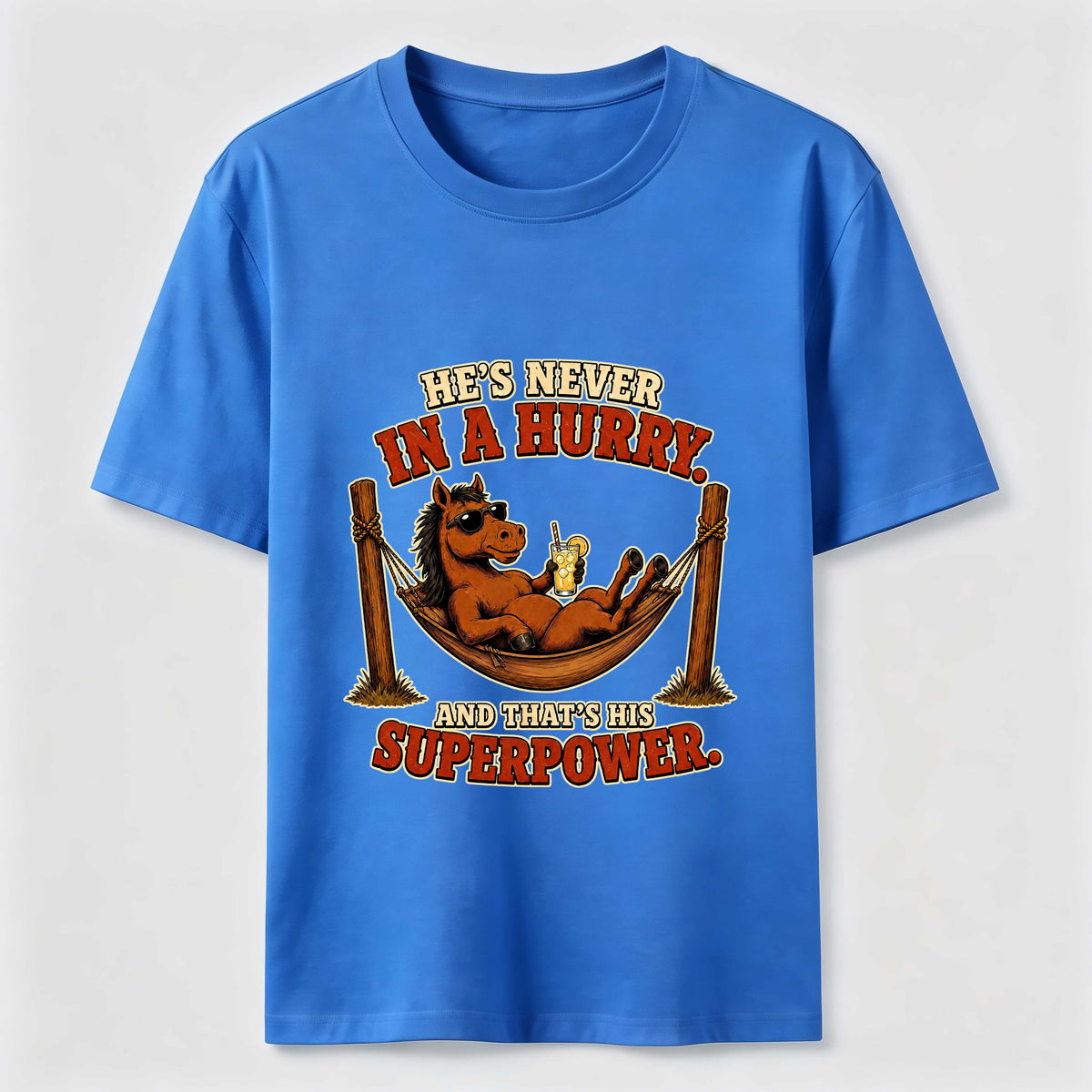 Never in a Hurry Horse Classic T-Shirt