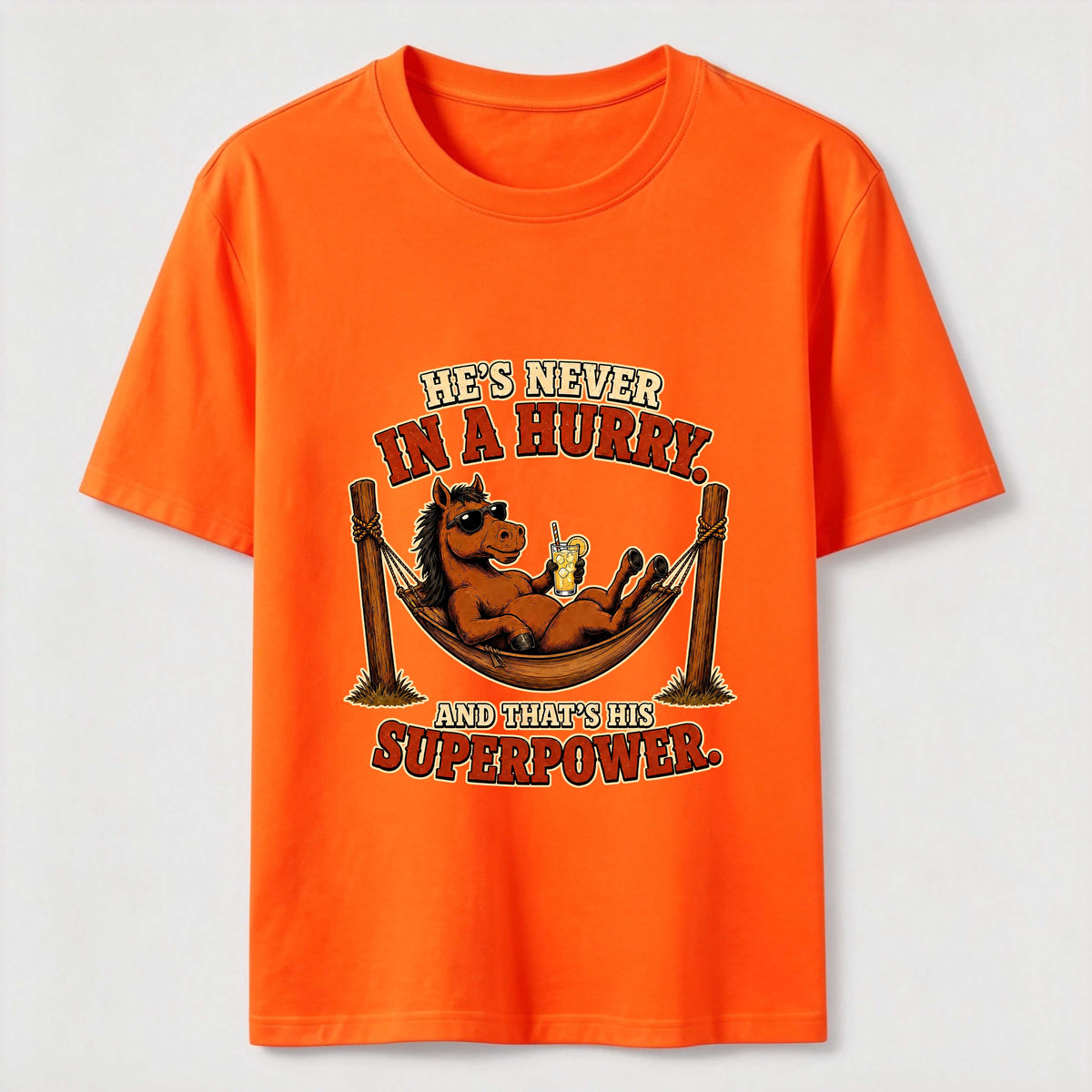Never in a Hurry Horse Classic T-Shirt