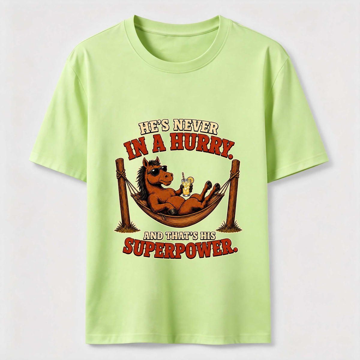 Never in a Hurry Horse Classic T-Shirt