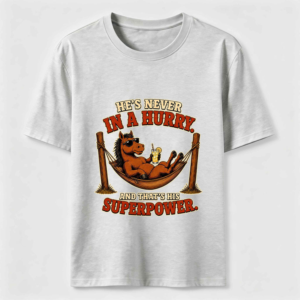 Never in a Hurry Horse Classic T-Shirt