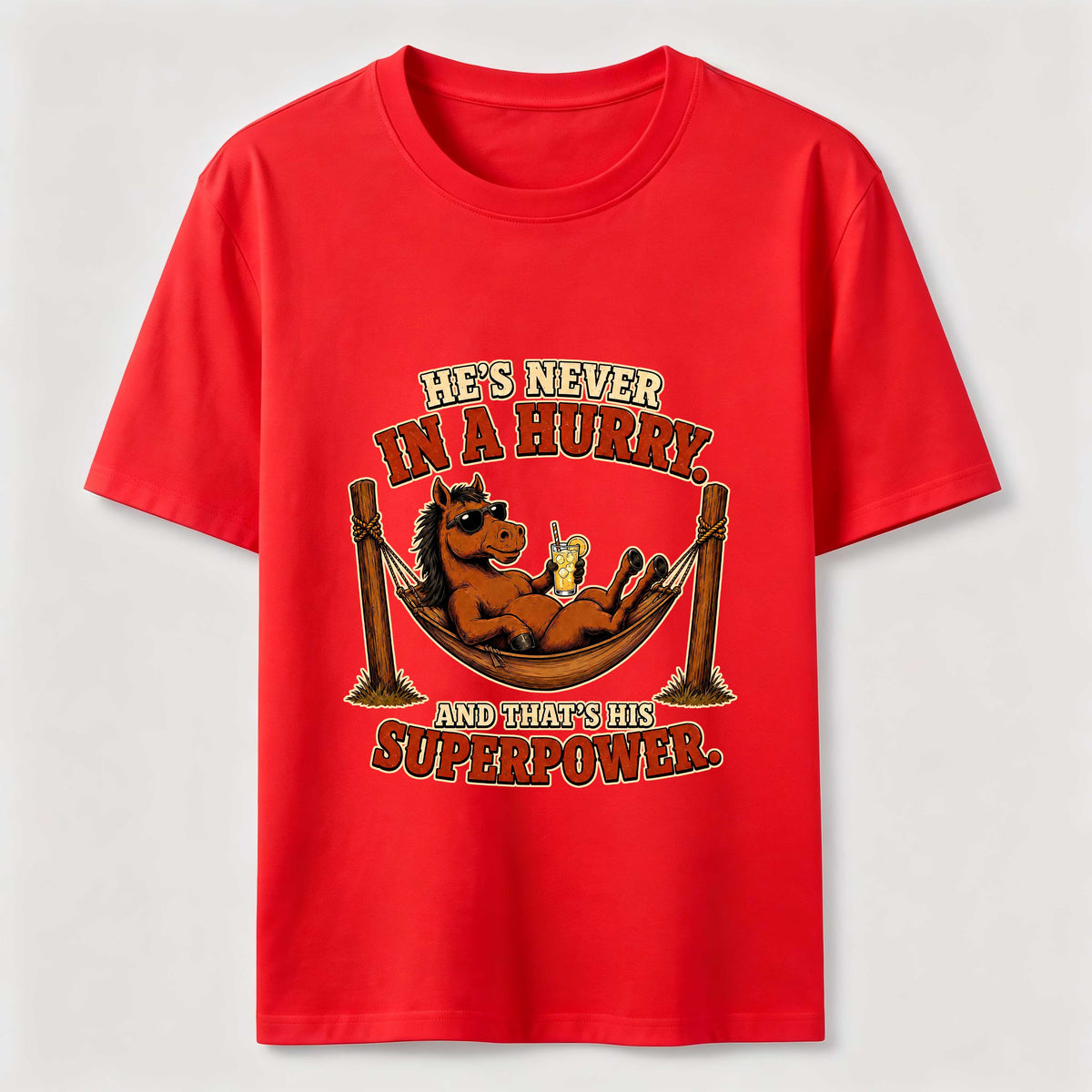 Never in a Hurry Horse Classic T-Shirt