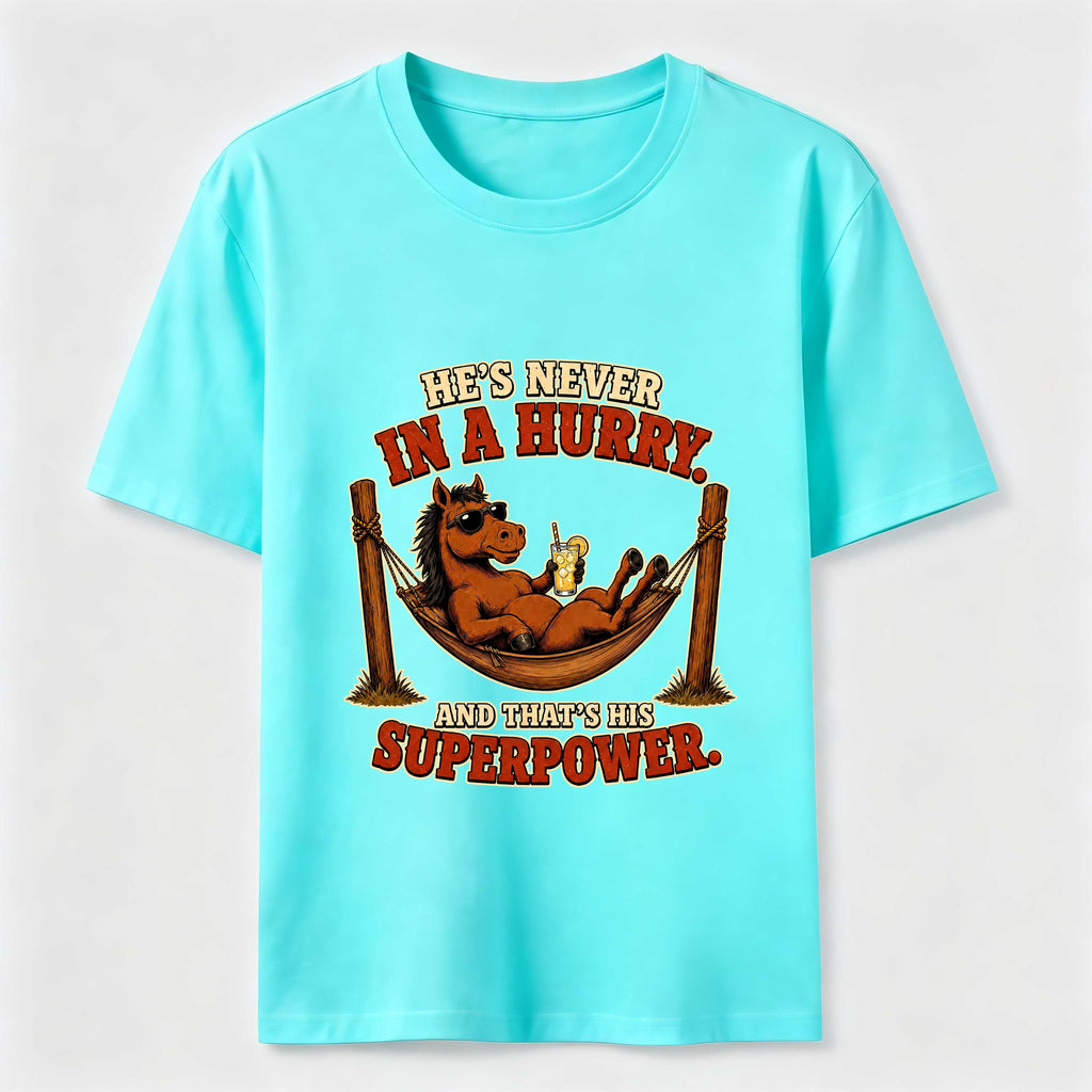 Never in a Hurry Horse Classic T-Shirt