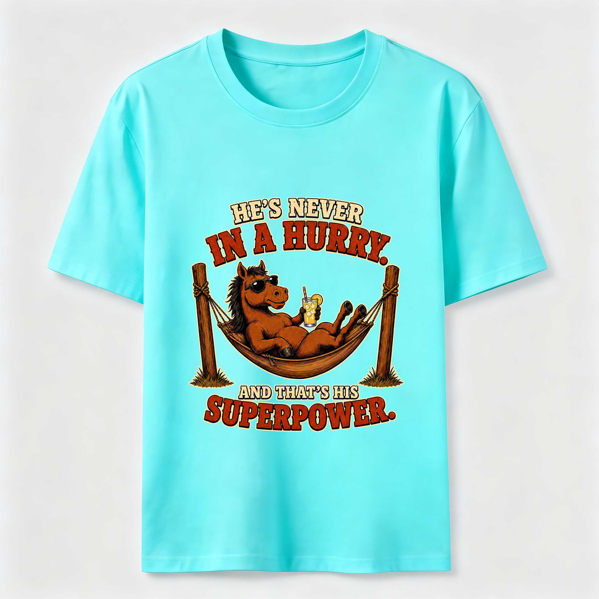 Never in a Hurry Horse Classic T-Shirt