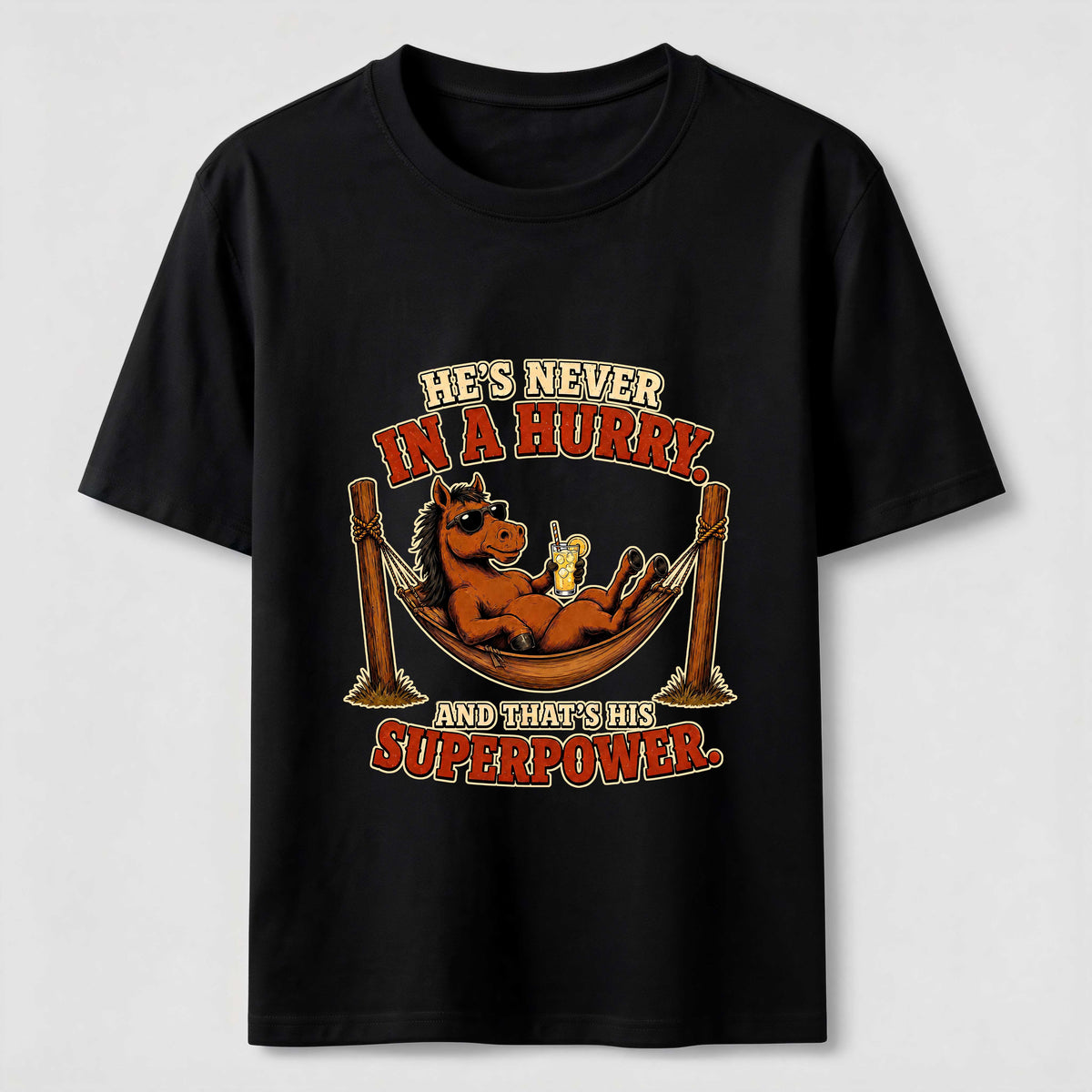 Never in a Hurry Horse Classic T-Shirt