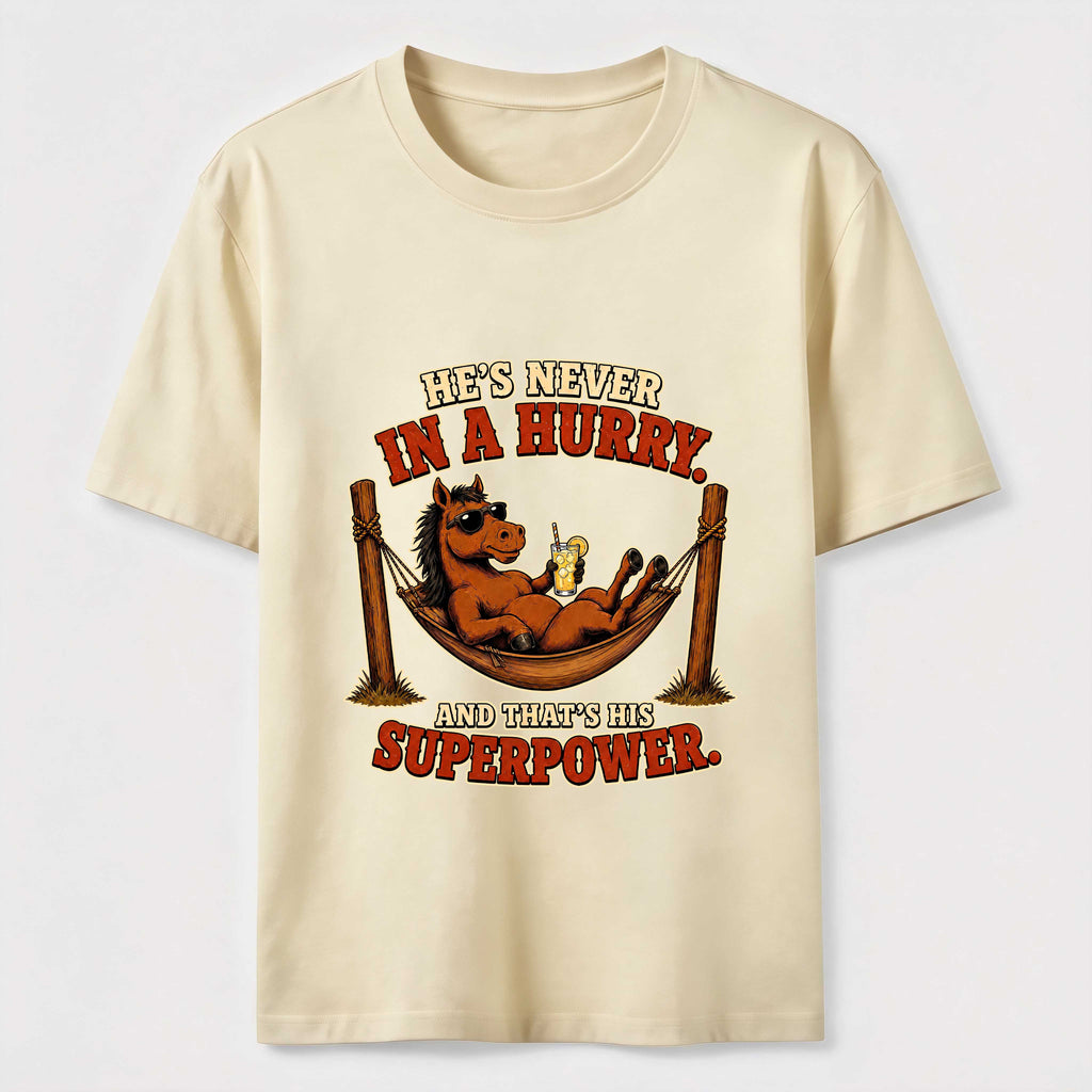 Never in a Hurry Horse Classic T-Shirt