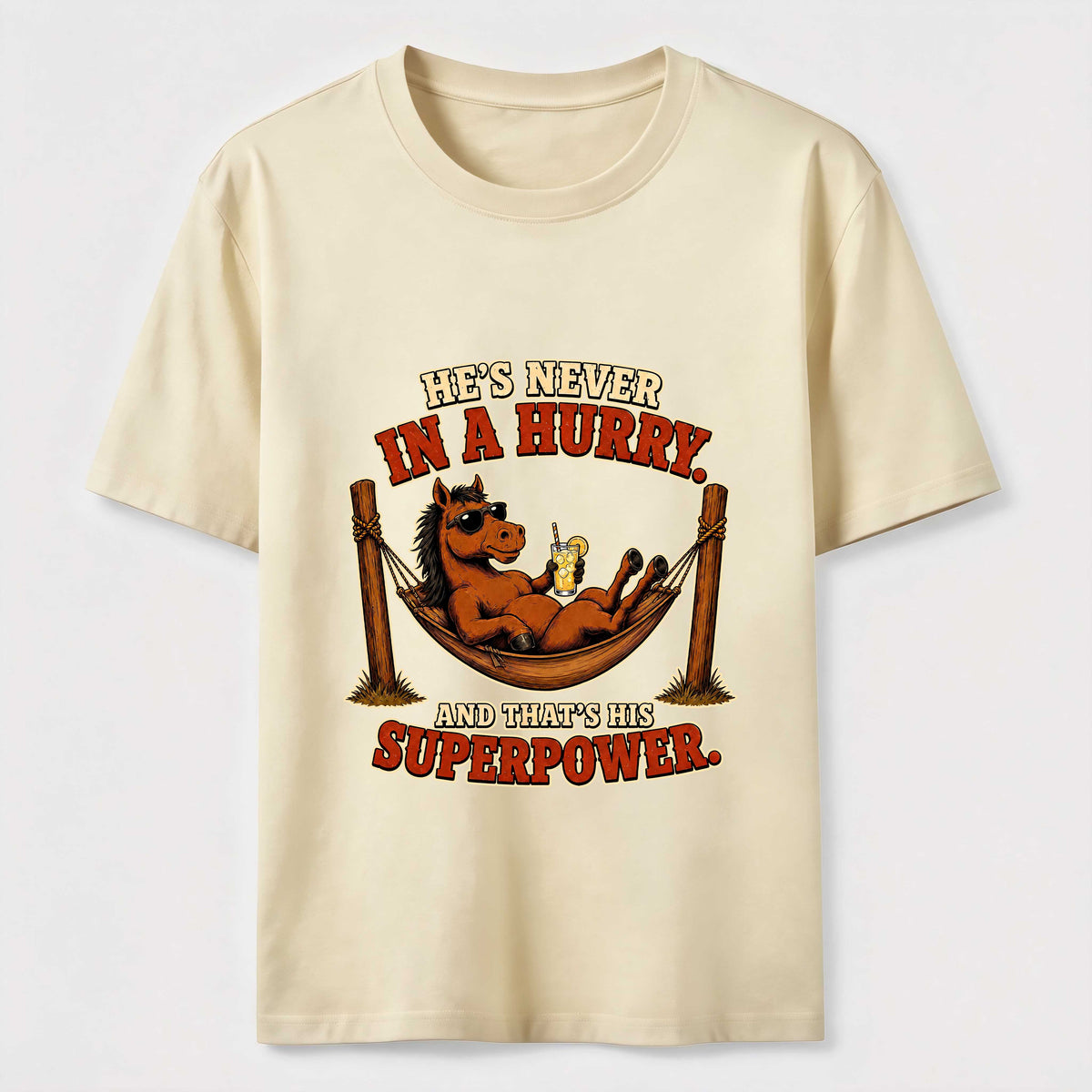Never in a Hurry Horse Classic T-Shirt