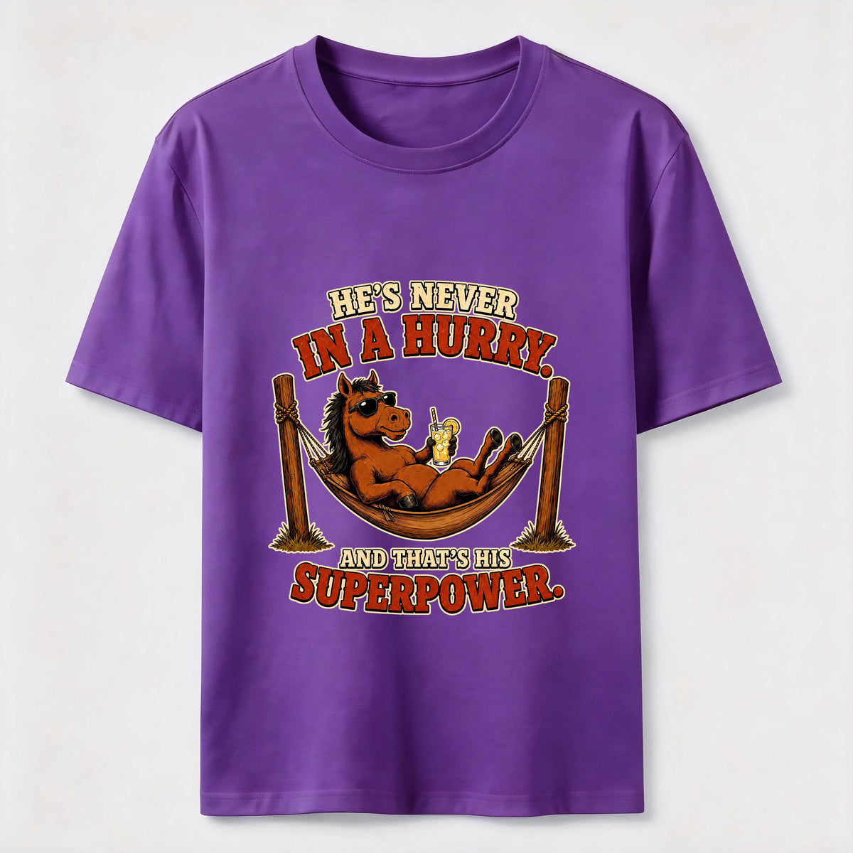 Never in a Hurry Horse Classic T-Shirt