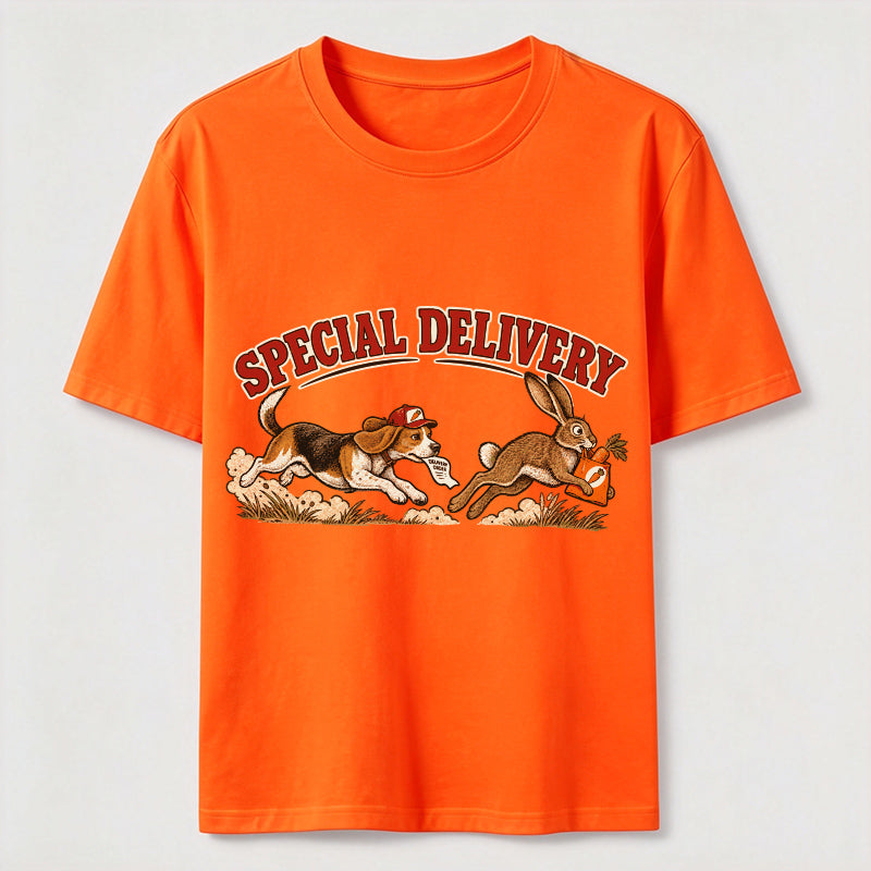 Special Delivery Beagle and Rabbit Classic T-Shirt