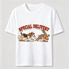 Special Delivery Beagle and Rabbit Classic T-Shirt