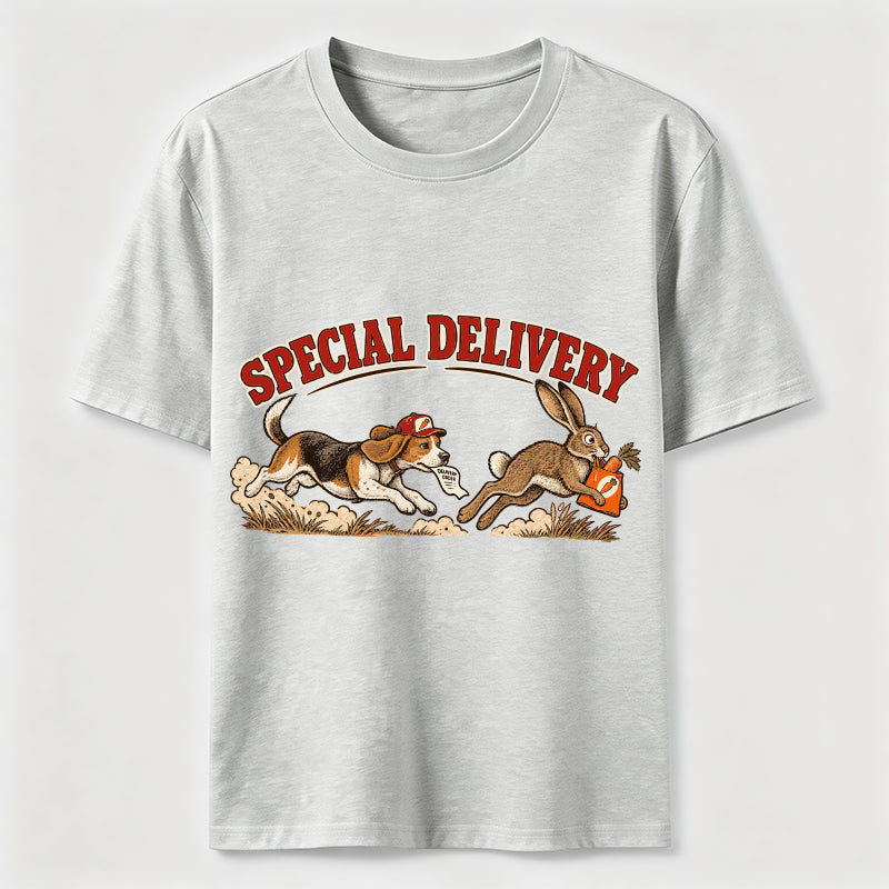 Special Delivery Beagle and Rabbit Classic T-Shirt