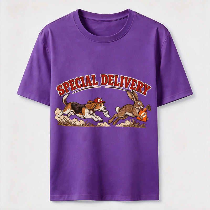 Special Delivery Beagle and Rabbit Classic T-Shirt