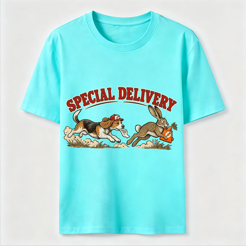 Special Delivery Beagle and Rabbit Classic T-Shirt