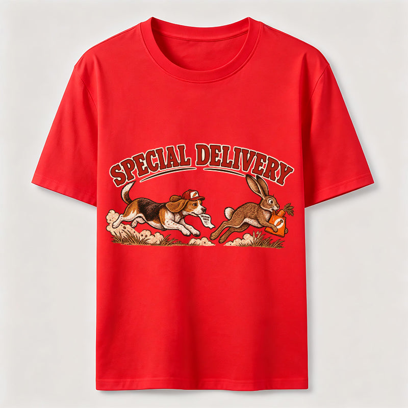 Special Delivery Beagle and Rabbit Classic T-Shirt