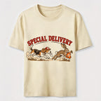 Special Delivery Beagle and Rabbit Classic T-Shirt